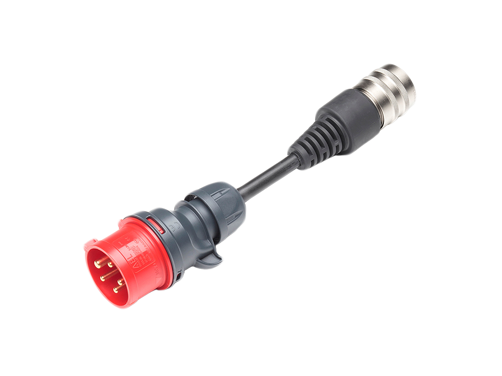 Juice Connector Adapter CEE16 3 phasig rot Einfach E Auto