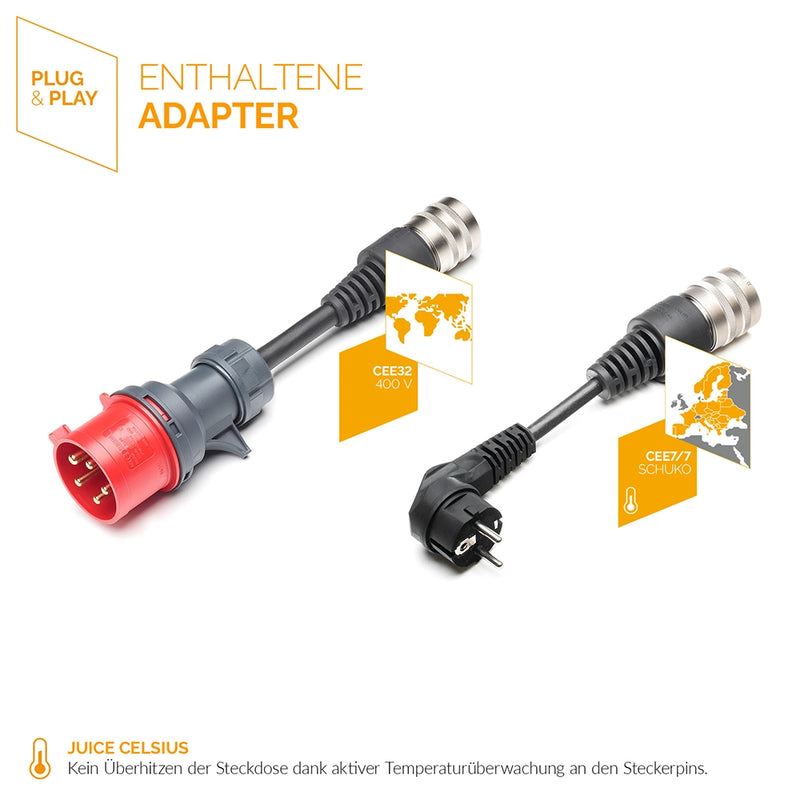 Juice Booster 2 Basic Set Adapter | Einfach E-Auto