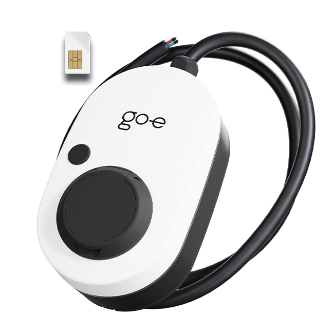 go-e charger gemini 2.0 LTE 22 kW mit Anschlusskabel | Einfach E-Auto 