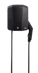 ABL Wallbox eMH1 (1W1101) Frontansicht mit 6 Meter Typ 2 Ladekabel. Zu sehen ist ein Ausschnitt mit Kabel.
