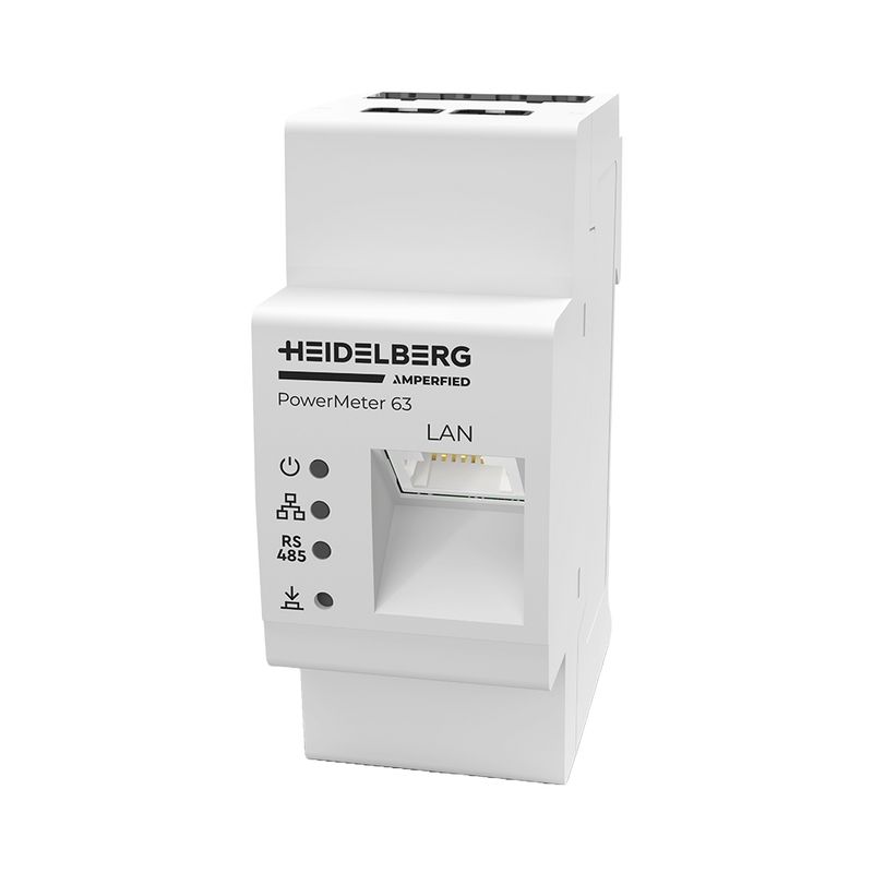 Heidelberg AMPERFIED PowerMeter 63 seitlich |  Einfach E-Auto