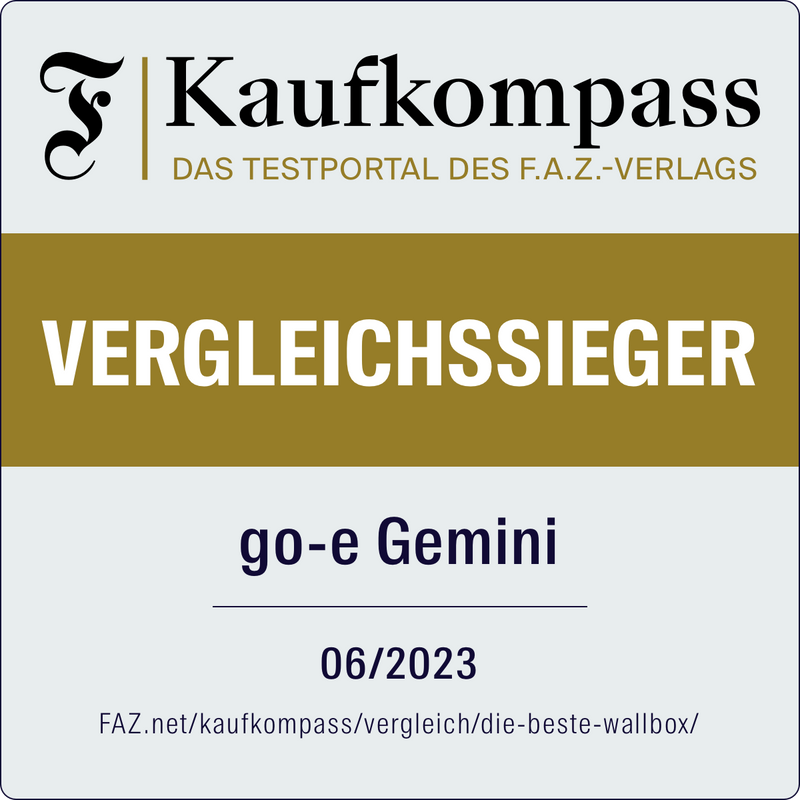 go-e Charger Gemini (22 kW) Vergleichssieger 2023 - Einfach E-Auto Shop