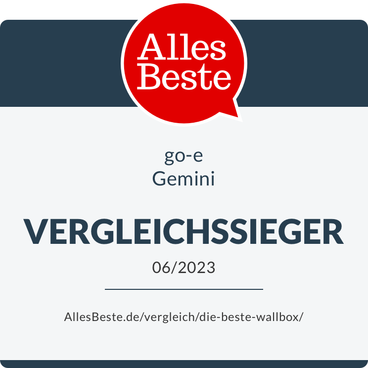 go-e Charger Gemini (11 kW) Vergleichssieger 2023 - Einfach E-Auto Shop