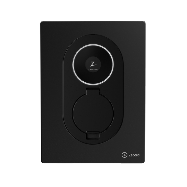 Zaptec Go 2, MID konform, Frontalansicht, schwarz | Einfach E-Auto Shop
