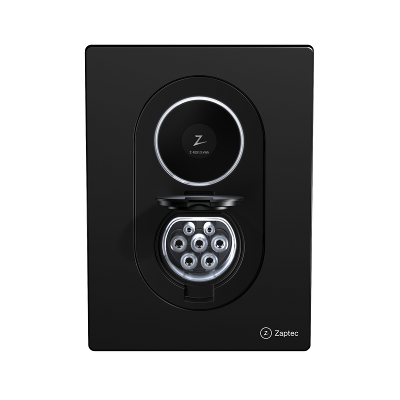 Zaptec Go 2, MID konform, mit offener Typ 2 Buchse in schwarz | Einfach E-Auto Shop