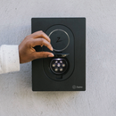 Zaptec Go Asphalt Black Image open Lid mounted | Einfach E-Auto Shop