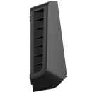 Seitenansicht der Easee Charge Up Wallbox in Schwarz – PV-Wallbox für Elektroautos
