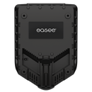 Rückansicht der Easee Charge Up Wallbox 11 kW in Schwarz – intelligente Ladestation für Elektroautos.
