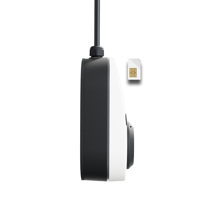 go-e charger gemini 2.0 LTE 11kw mit Kabel kaufen - seitenansicht