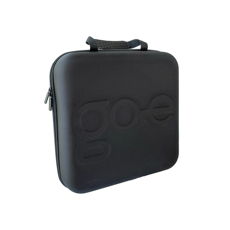 go-e Case von Außen schwarz mit go-e Logo | Einfach E-Auto Shop