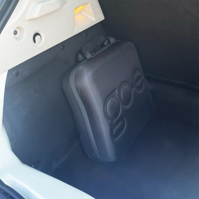 go-e Case im Kofferraum | Einfach E-Auto Shop
