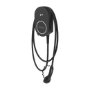 go-e Charger CORE seitlich mit Typ-2-Ladekabel | Einfach E-Auto Shop