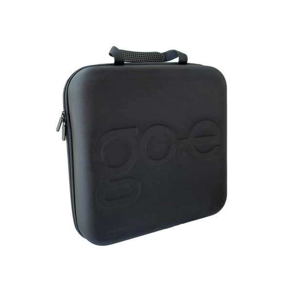 go-e Case von Außen mit go-e Logo | Einfach E-Auto Shop
