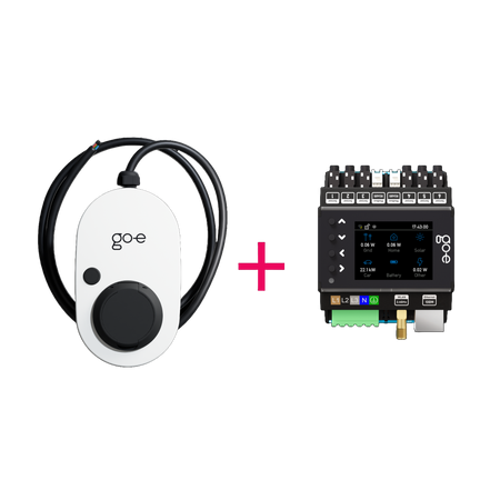 go-e Gemini 11kW inkl. Controller Bundle bestehend aus go-e Charger Gemini 11kW und go-e Controller ideal für PV-Überschussladen
