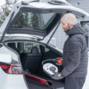 go-e Charger Gemini Flex 2.0 22kW LTE in Tesla Model Y Kofferraum | Einfach E-Auto