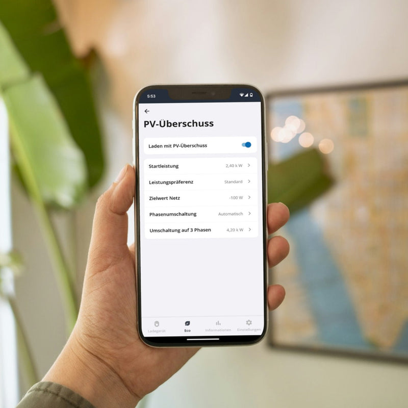 go-e App mit PV-Überschussladen Funktion | Einfach E-Auto Shop