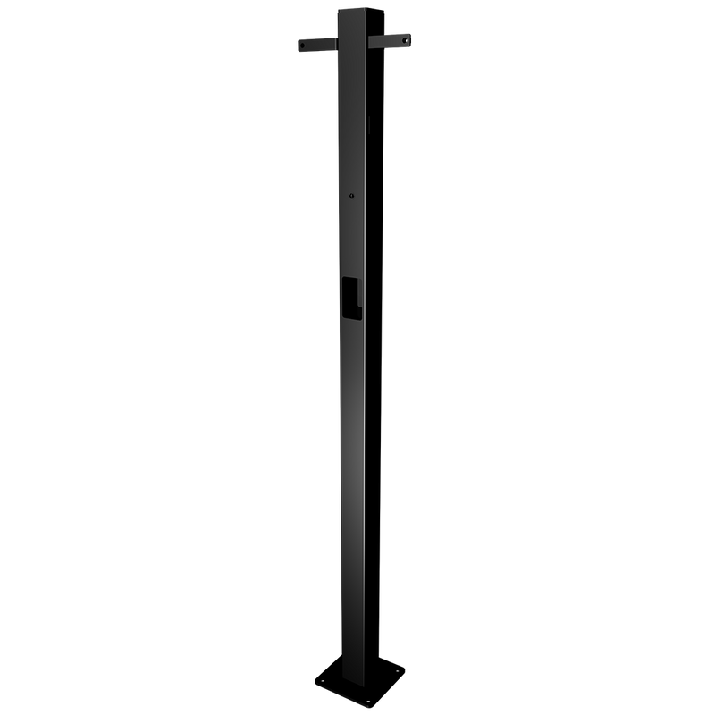 Heidelberg Stele Solo Lite in schwarz von vorne | Einfach E-Auto Shop