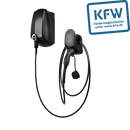 EVBox Elvi WLAN+MID (11 kW) mit optionaler Kabelhalterung (nicht im Lieferumfang enthalten). KfW förderfähig.