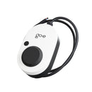 Frontansicht des go-e Chargers Gemini 11kW (CH-04-11-51) und des Anschlusskabels.