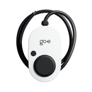 Frontansicht des go-e Chargers Gemini 22kw (CH-04-22-51) inklusive Kabelansicht.